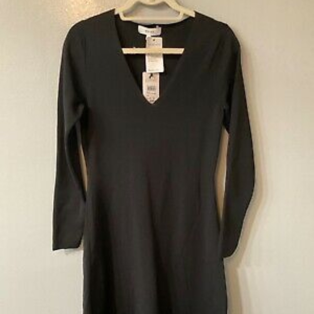 REISS NEW $370 Emilia Woven Long Sleeve Dress